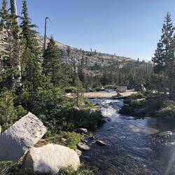 The creek on the hike out