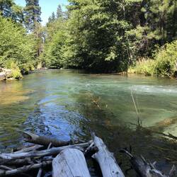 Hat Creek above Bridge Campground