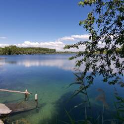 This lake is not in the Alps - just 15 minutes by car from home!