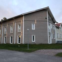 Notre hôtel à Arvidsjaur : de l'autre côté