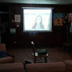 ...also wird ein Kinoabend veranstaltet 📽🎬