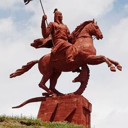 Another Manas statue