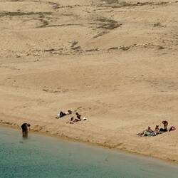Mais pas de bousculade à la plage