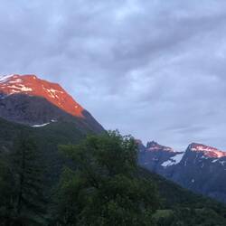 A l'instant, en face de moi !