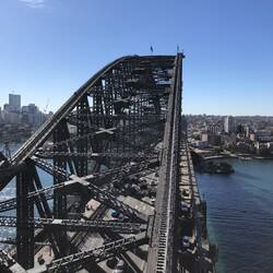 Harbour Bridge from Pylon Lookout; Sydney