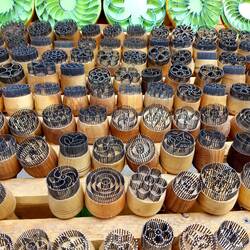 Stamps used to make bread decorations