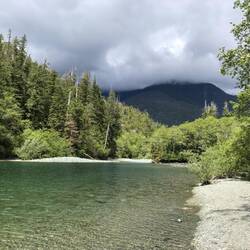 Flache Stelle des Kennedy Rivers