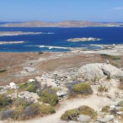 Die Ausgrabung zieht sich über die ganze Insel