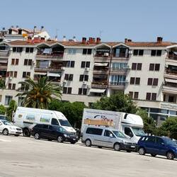 To show that not all of the buildings in Croatia are beautiful, some 1960s Communist era apartments.