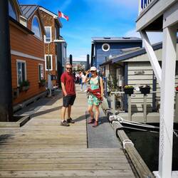 Windig war's am Fisherman's Wharf!