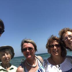 Ich, Gesine, Lydia , Ingrid und Conny