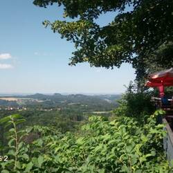 Alle Stein sind noch da!! Brandaussicht.