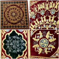 Silk rug details