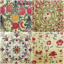 Embroidery examples in museum