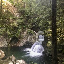 Einer der Wasserfälle des Lynn Creek: Twin Falls