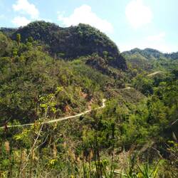 Là je venais de descendre tout cela, mais il fallait, comme d'hab, de nouveau remonter