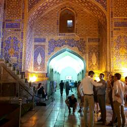 Interior of Tillya Kari Madrasah