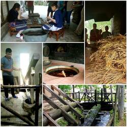 Start of the papermaking process