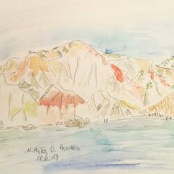 Imposante Kulisse von Ormos Protavou