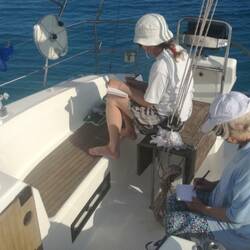 Künstler bei der Arbeit