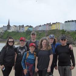 The town of Tenby on Welch coast
