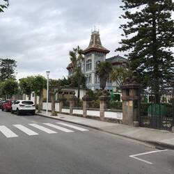 Villa Rosario, now a hotel in Ribadesella
