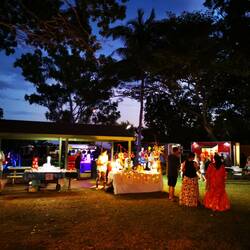 Der kleine Nachtmarkt in Broome