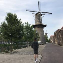 Unser Schlafplatz am Schiedam