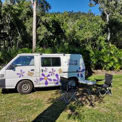 Camping unter Palmen