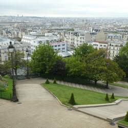 Get up very early and enjoy a solitary view of Paris from Sacré-Cœur