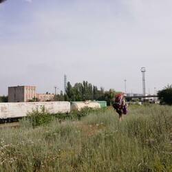 Auf Zeltplatzsuche im Hafen von Odessa