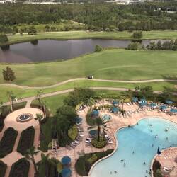 View from our Orlando Hotel