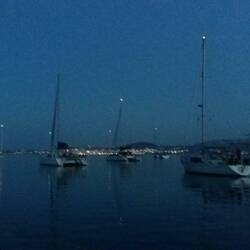 Naousa im Abendlicht