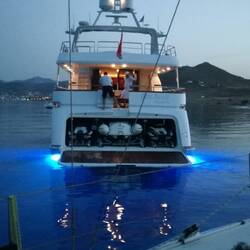 Ankermanöver direkt neben uns