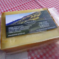 Den Bergkäse für die nächsten Tage schon gekauft.
