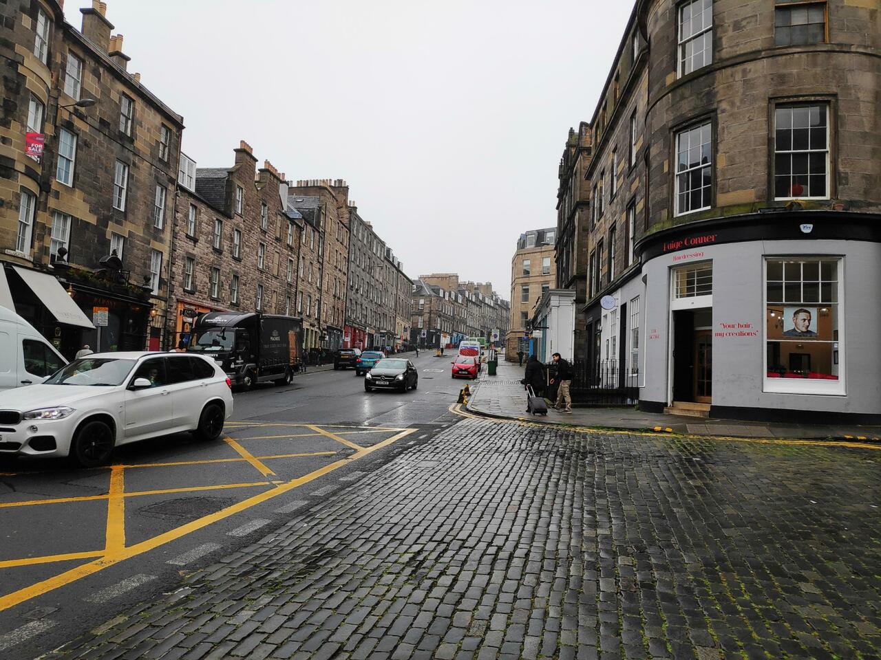 A rainy day Edinburgh
