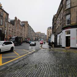 A rainy day Edinburgh