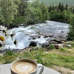 Kaffeepause mit Ausblick