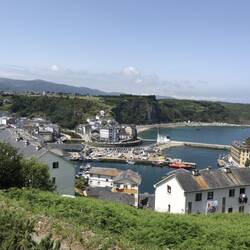 Coming down into Luarca