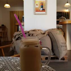 War brütend heiß in der Stadt...aber so ein leckerer Eiskaffee erfrischt ungemein