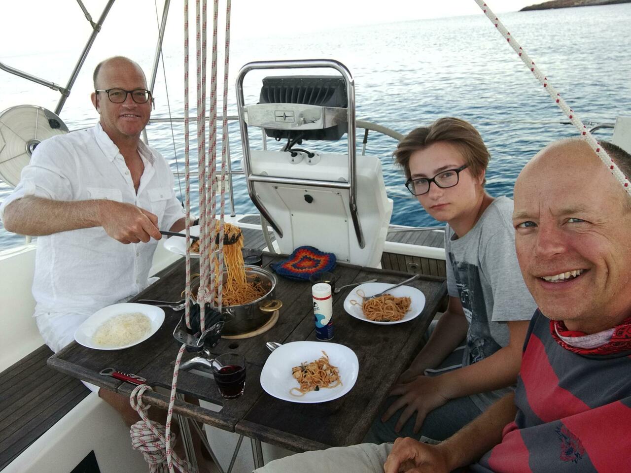 Marius bekocht uns - lecker!