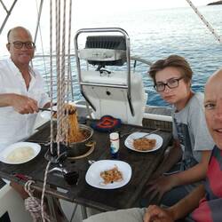 Marius bekocht uns - lecker!