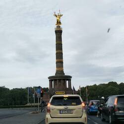 Heading into East Berlin to our hotel