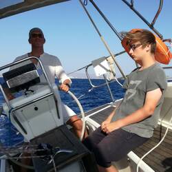 Fallböen mit bis 7 Bft. sorgten für sportliches Segeln