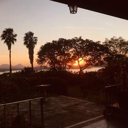 Der selbe Blick bei Sonnenaufgang