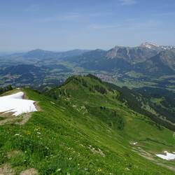 Oberstdorf ist da unten.