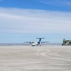 The lame duck plane & all of the airport!