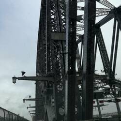 Driving over Sydney Harbour Bridge
