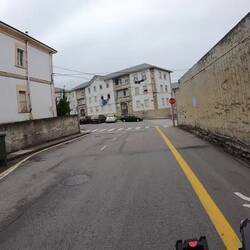 The ride into Luarca