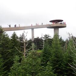 The Observation Point on Clingman's Dome